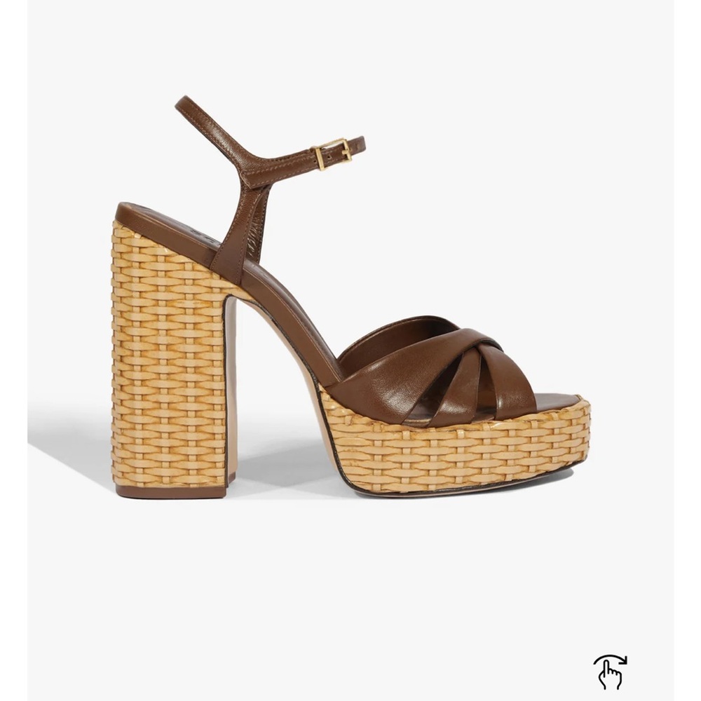 SCHUTZ Brown and Tan Platform Sandals Never worn without tags